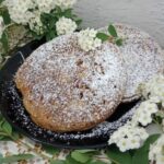 Puszyste ciasto z rabarbarem