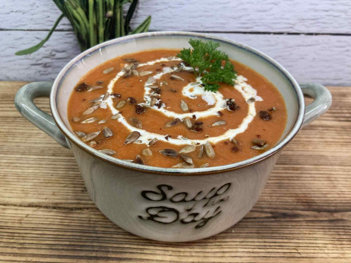 Zupa krem z pieczonych warzyw
