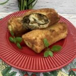 Wigilijne pierogi pieczone do barszczu